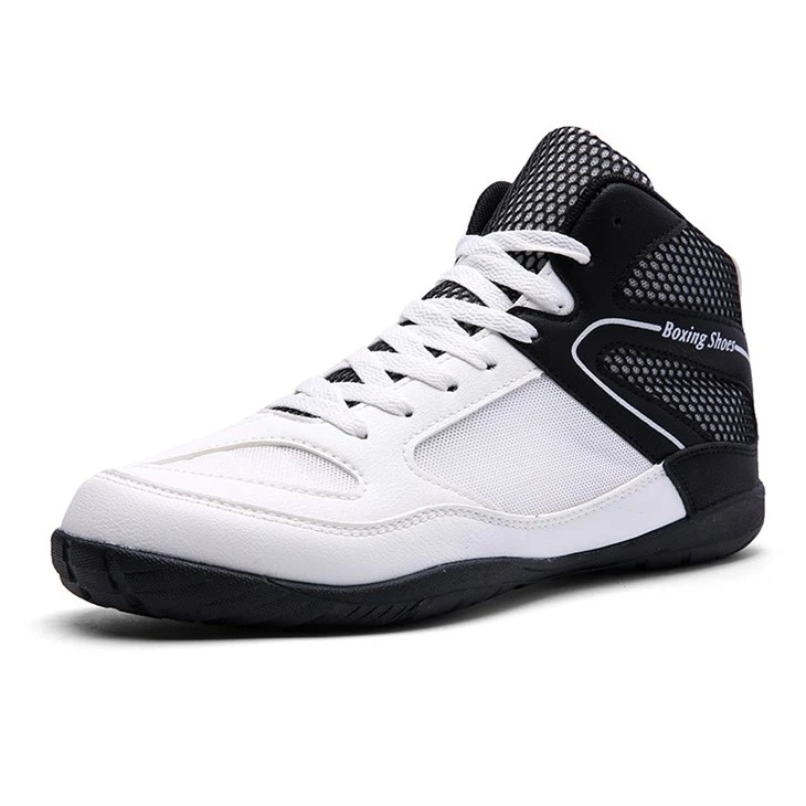 Middle Top Wrestling Shoes Professional Boxing Sneakers